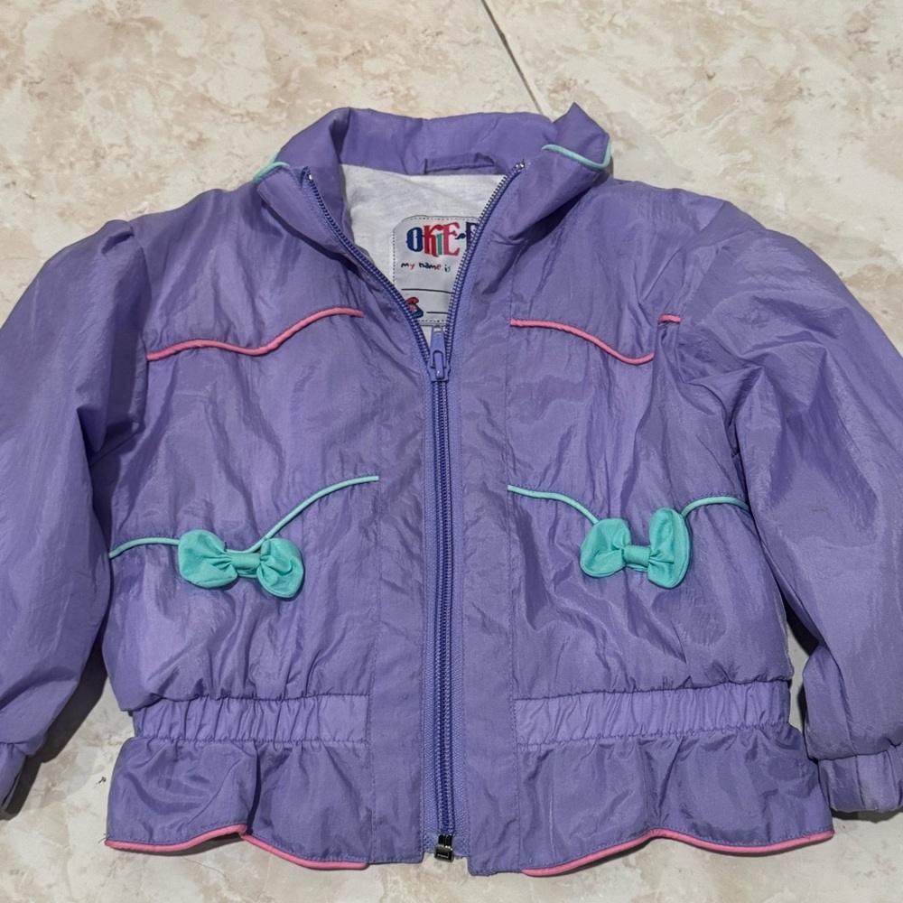 Vintage okie dokie windbreaker 18m